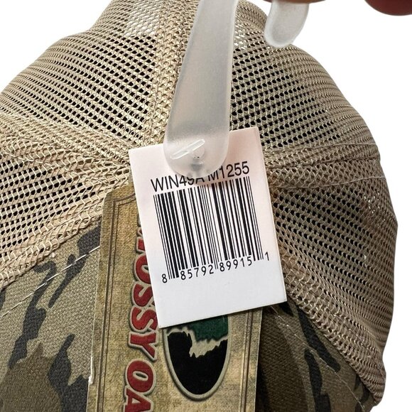 Winchester Rifle Horse Rider Logo Snapback Trucker Hat Cap Mossy Oak Bottomlands - Picture 12 of 12